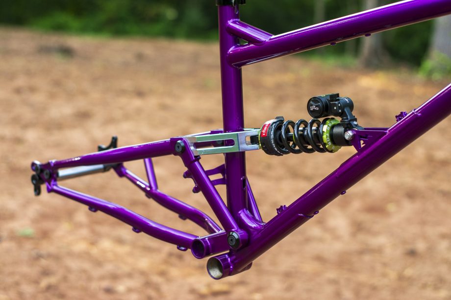 steel full suspension trail bike mountain bike chromoly frame mtb