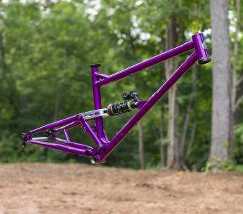 steel full suspension trail bike mountain bike chromoly frame