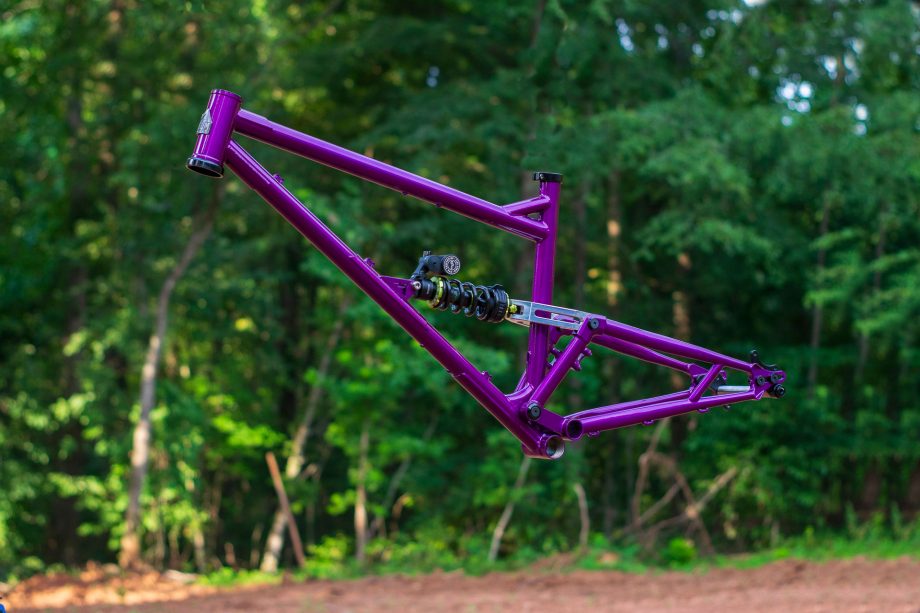 steel full suspension trail bike mountain bike chromoly bike