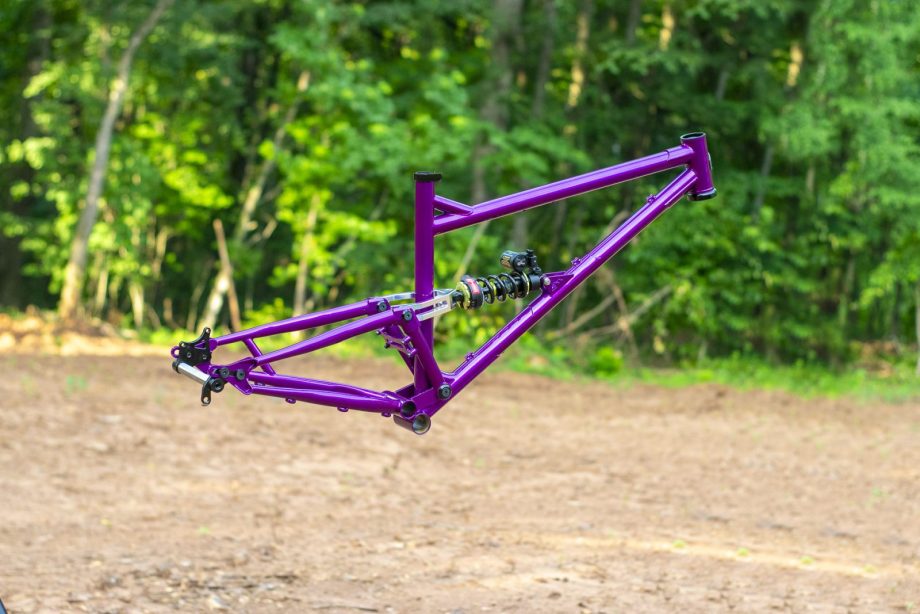 steel full suspension trail bike mountain bike chromoly frame