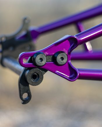 chromoly steel full suspension mountain bike frame dropout hardware upgrade kit