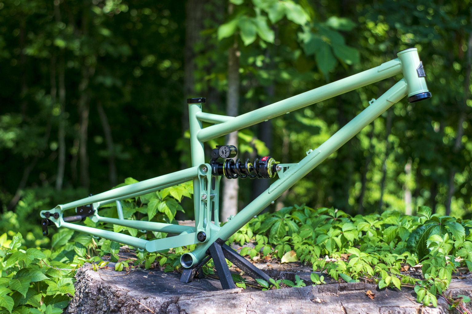 Custom Geo NV160 MTB Frame Chromoly Steel Full Suspension Enduro MTB