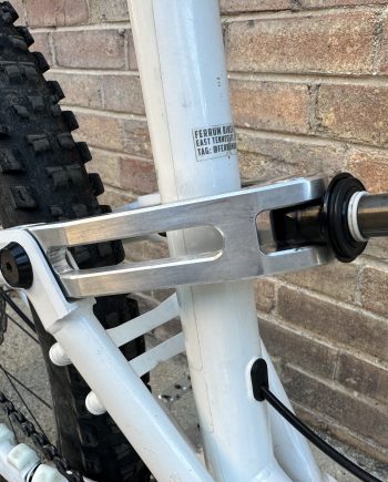 steel full suspension mountain bike linkage yoke for metric shocks